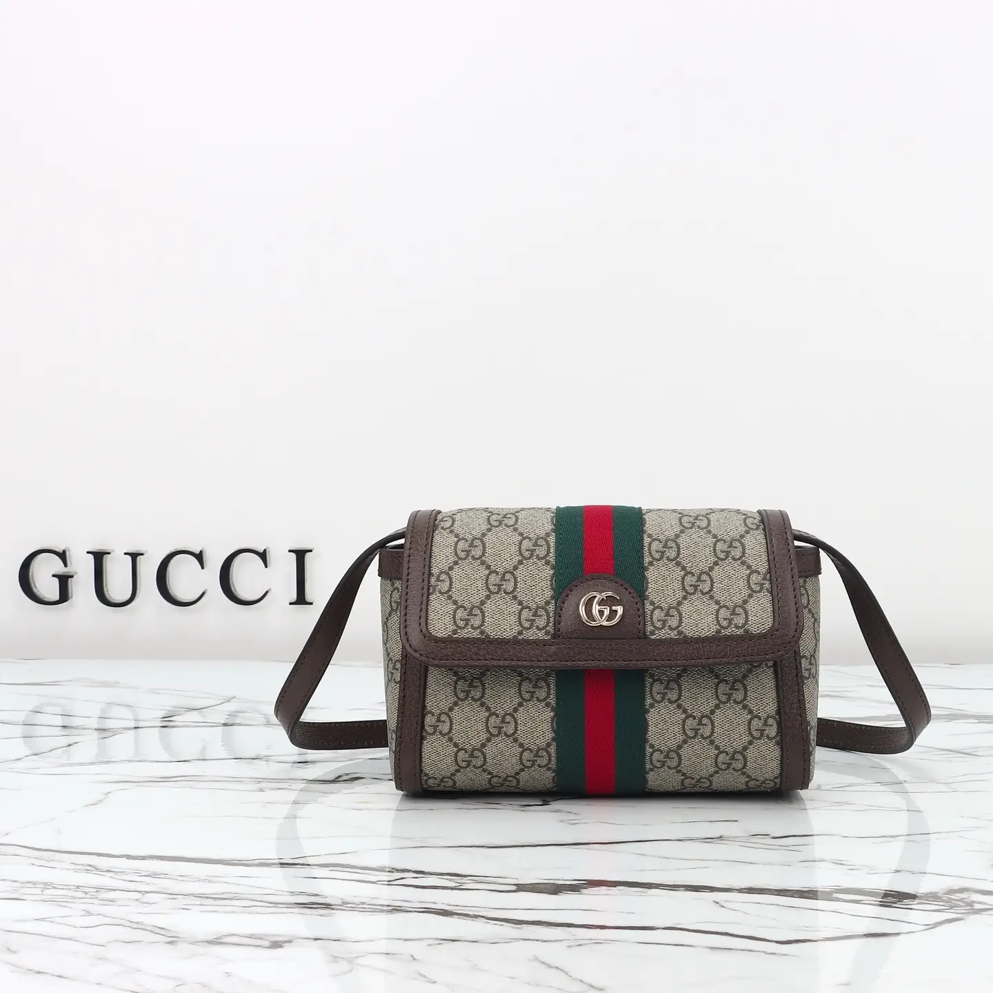 Gucci， Original leather, model number 838481 Apricot Brown