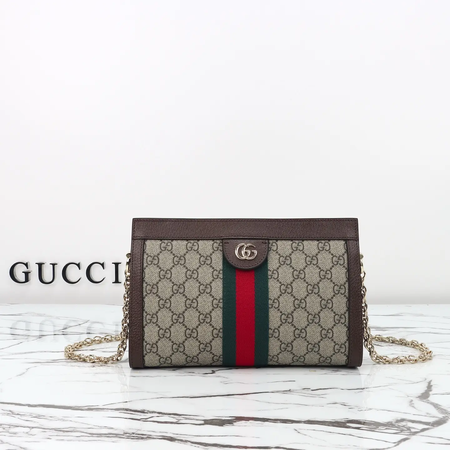 Gucci， Original leather, style 837428 Apricot coffee size