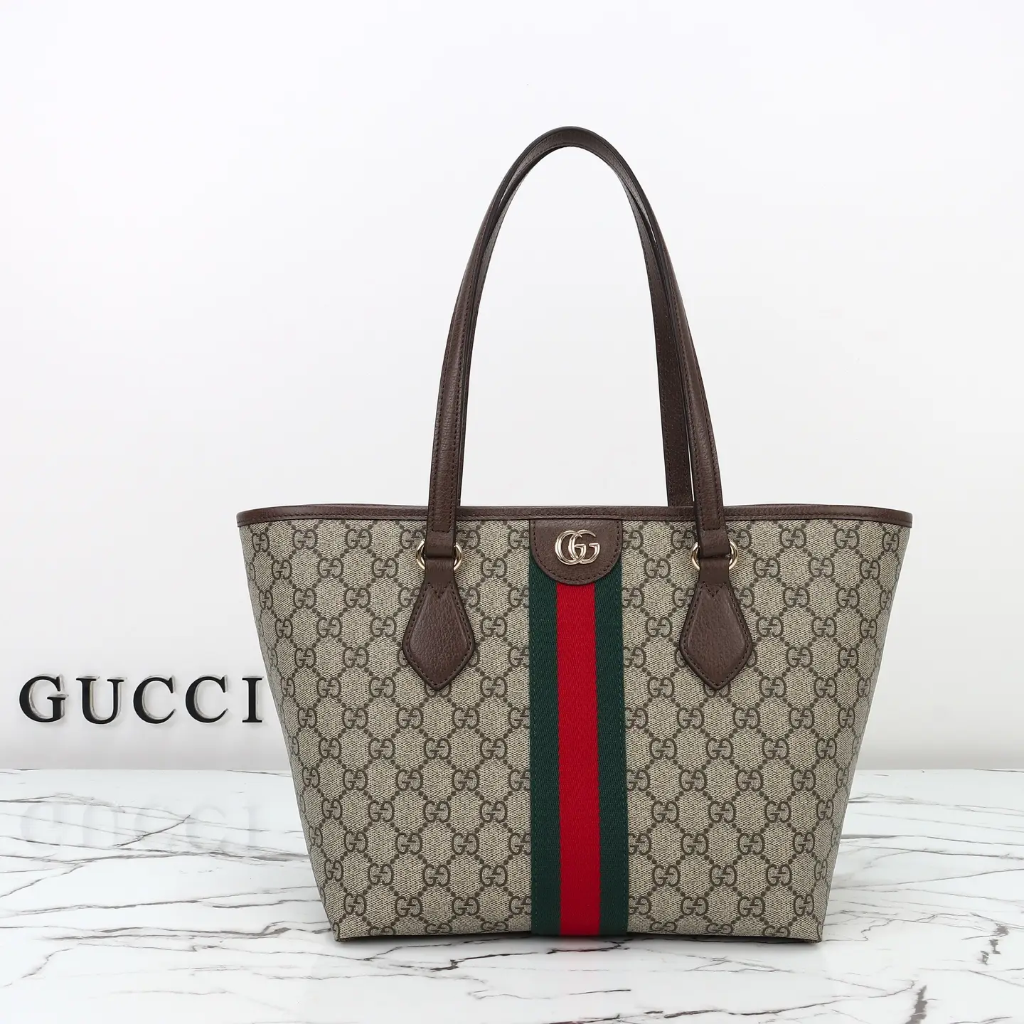 Gucci， Original leather, style 836831 Apricot Brown Size: Width 25
