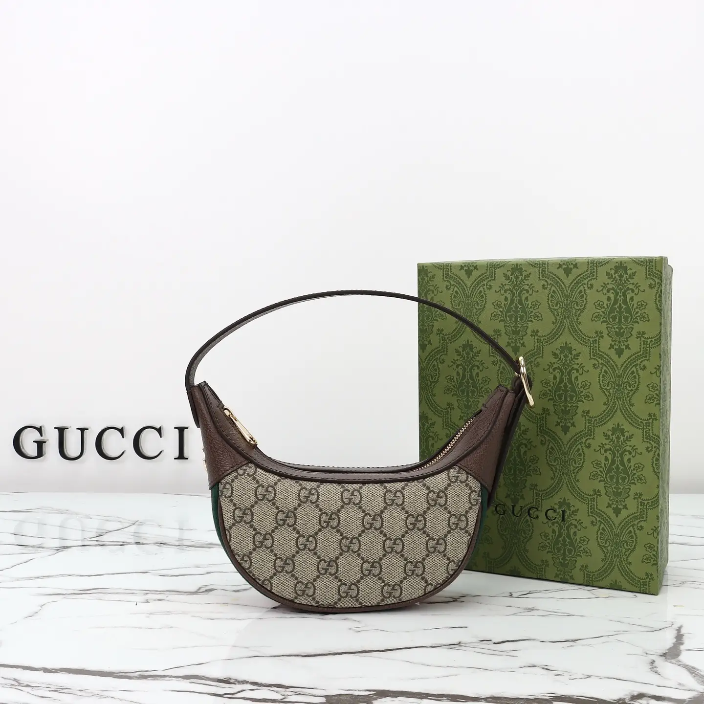 Gucci， Original leather, style 838479 Apricot Brown Size: Width 20x