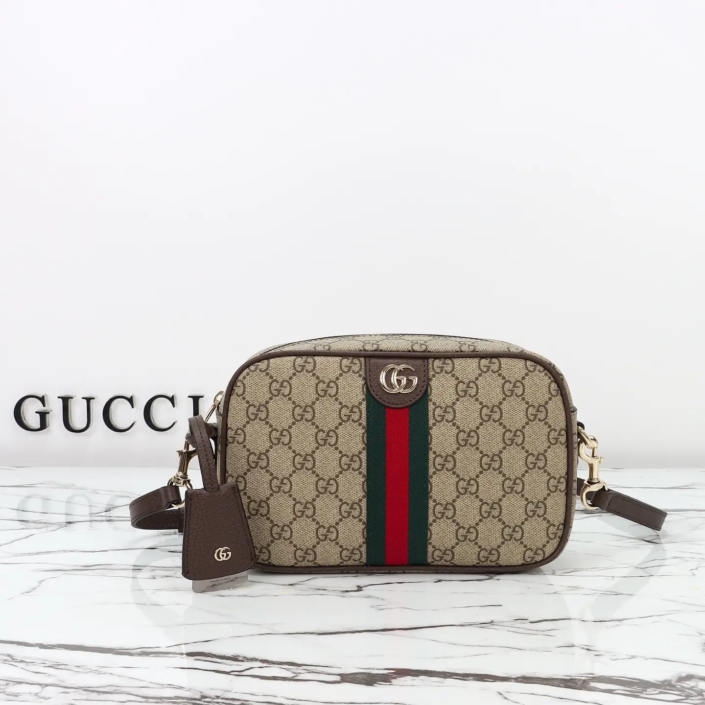 Gucci， Original leather, style 841310 Apricot coffee size