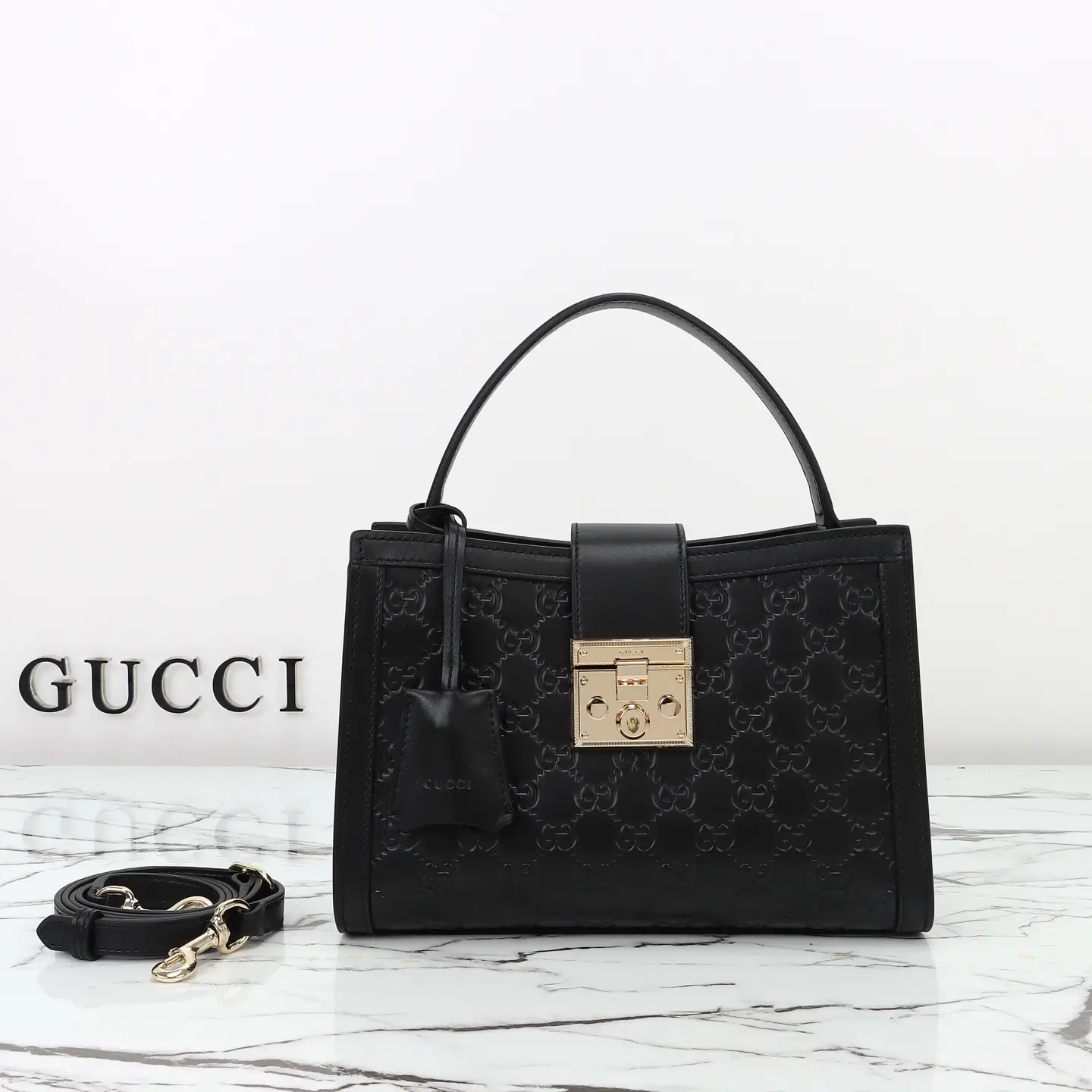 Gucci， Original leather, model number 838992 grams, compression size: width 25