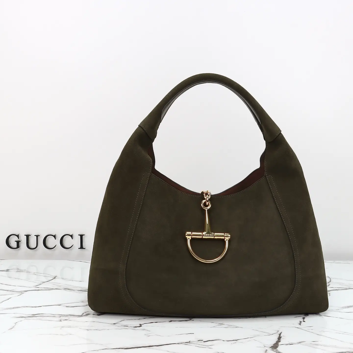 Gucci， Original leather, model number 837466 Forest