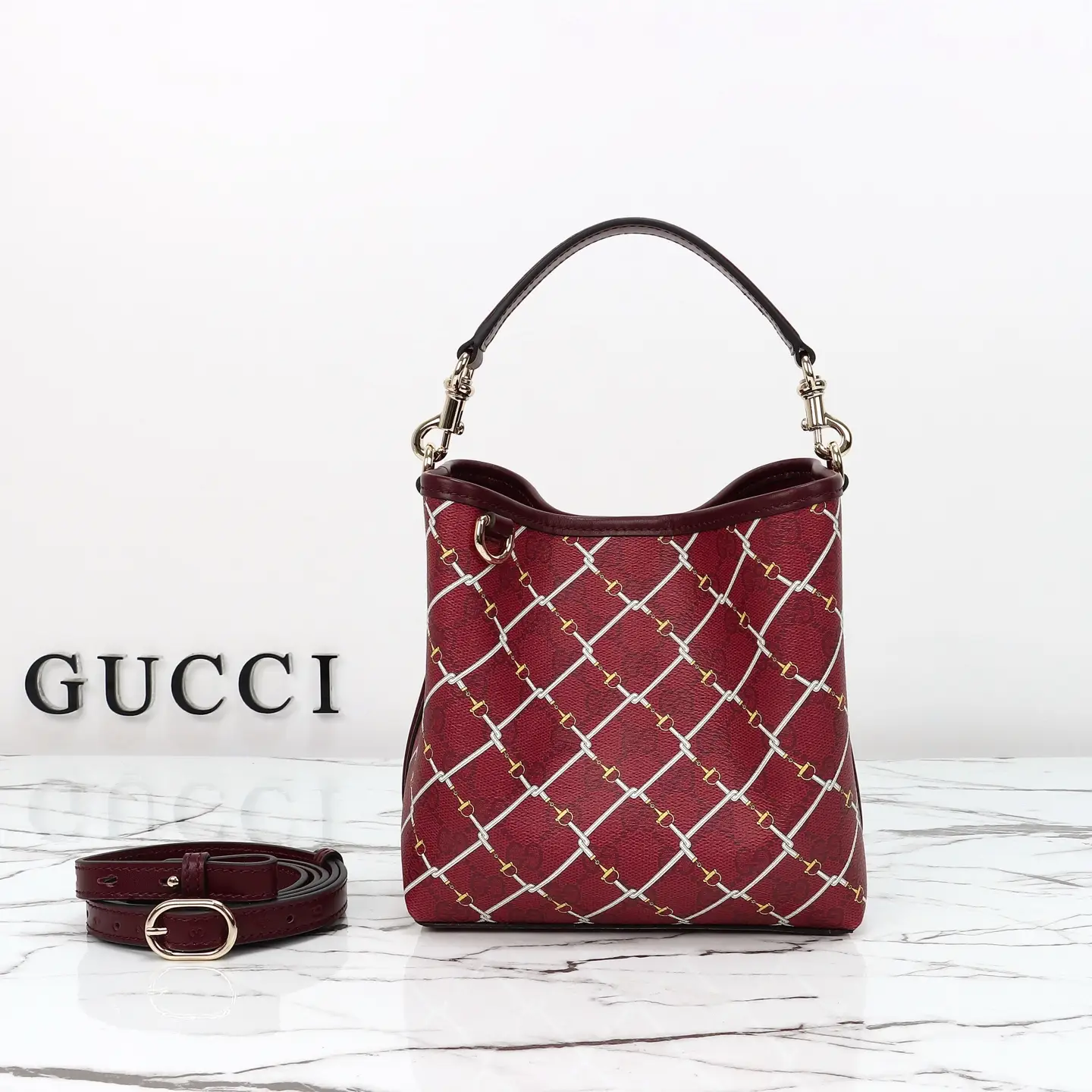 Gucci， Original leather, model number 815118 New Year's