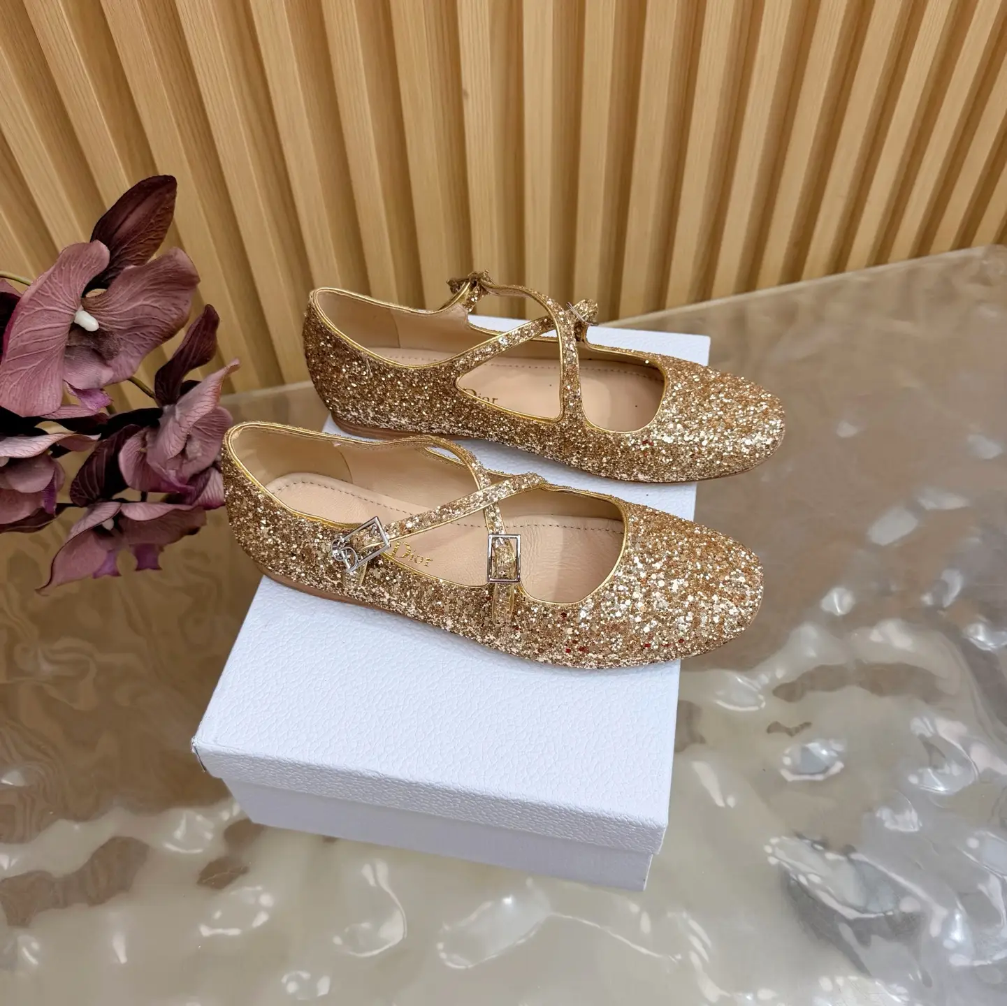 DIOR 2026 Spring/Summer New Product CD Buckle High Heel Temperament Single Shoe This Complete Length