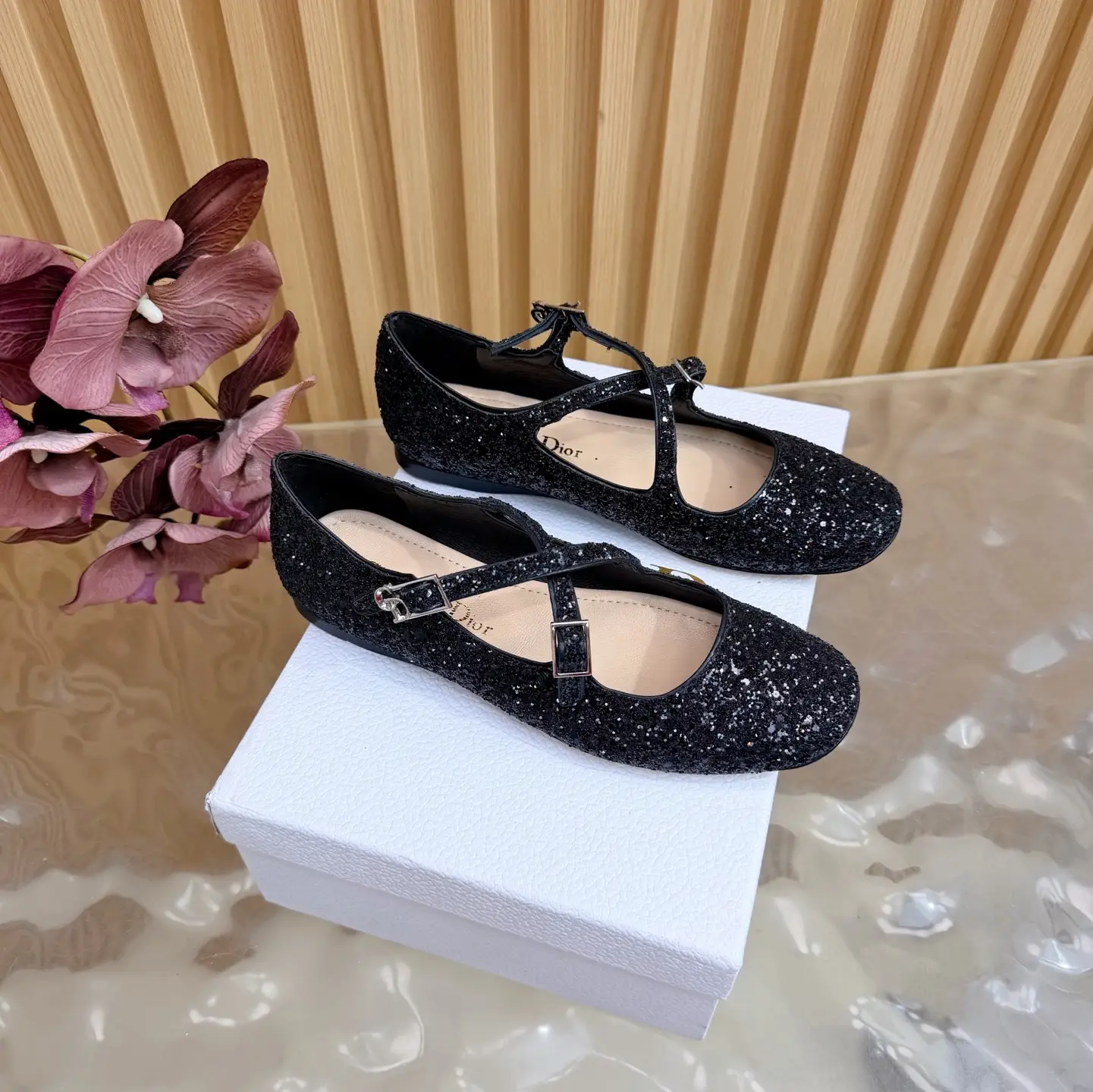 DIOR 2026 Spring/Summer New Product CD Buckle High Heel Temperament Single Shoe This Complete Length