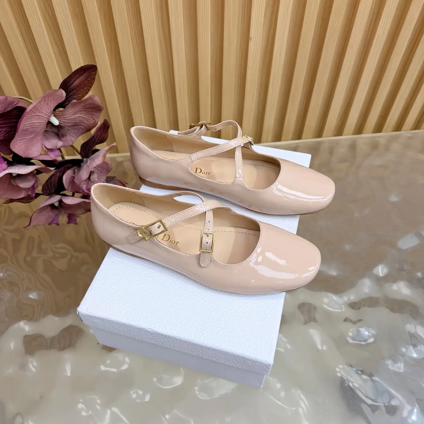 DIOR 2026 Spring/Summer New Product CD Buckle High Heel Temperament Single Shoe This Complete Length