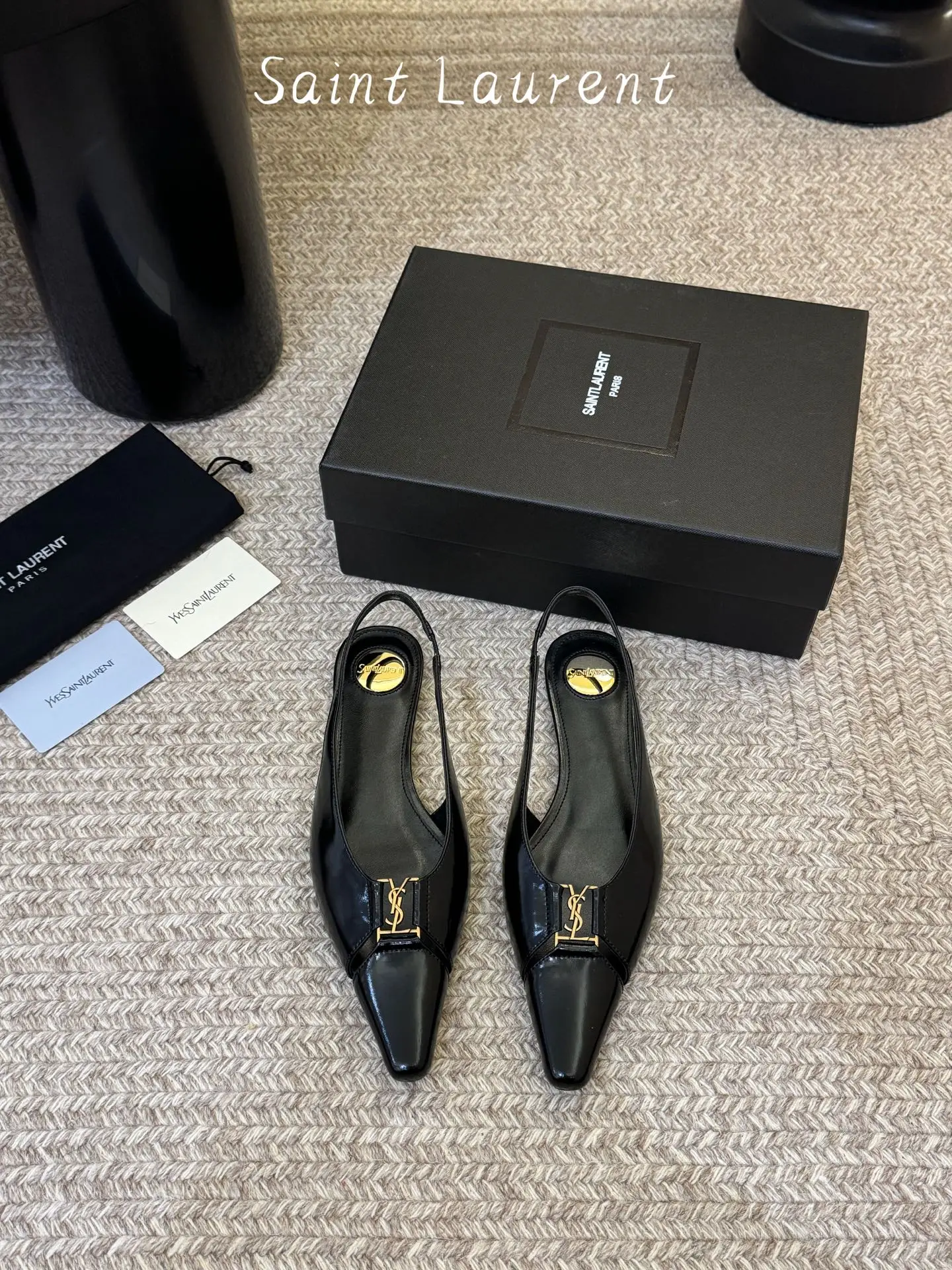 two hundred and eighty
Saint Lauren * Saint Laurent runway style super pointed flat bottom